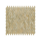 Zelfklevende Mozaïektegels Metaal Picket 3D Goud 31×30 cm keukenachterwand