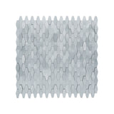 Zelfklevende Mozaïektegels Metaal Picket 3D Zilver 31×30 cm keukenachterwand