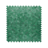 Zelfklevend Mozaïekpaneel | Visschub Donkergroen | 28,8×29,8 cm | Metaal
