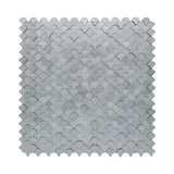 Zelfklevend Mozaïekpaneel | Visschub Zilver | 28,8×29,8 cm | Metaal