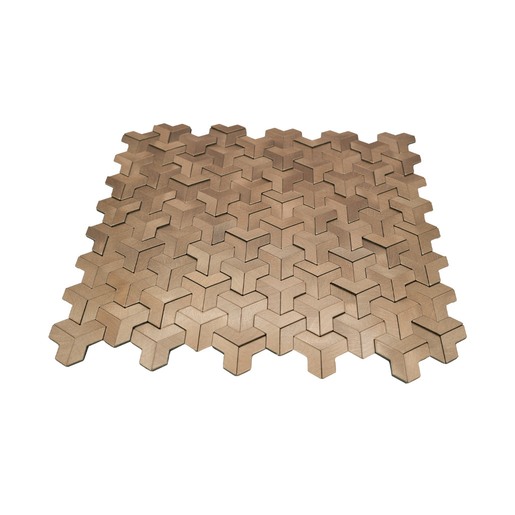 Zelfklevende mozaïektegel Trifold 3D Naturel - productfoto 2