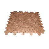 Zelfklevende Mozaïektegels Metaal | Trifold 3D Koper | 30,3×28 cm | Keuken, Bad & WC