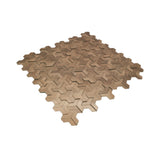 Zelfklevende Mozaïektegels Metaal | Trifold 3D Naturel | 30,3×28 cm | Keuken, Bad & WC