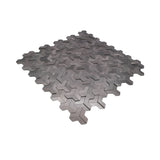 Zelfklevende Mozaïektegels Metaal | Trifold 3D Antraciet | 30,3×28 cm | Keuken, Bad & WC