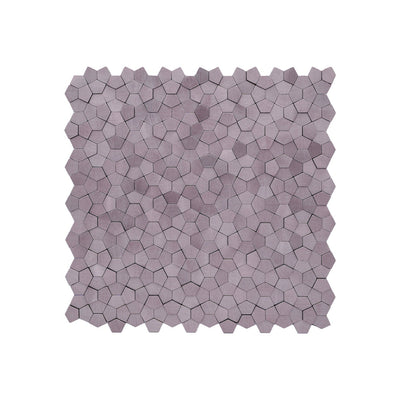Zelfklevende Mozaïektegels Metaal Pentagon 3D Roze 28,2×28,2 cm keukenachterwand