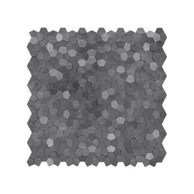 Zelfklevende Mozaïektegels Metaal Pentagon 3D Antraciet 28,2×28,2 cm keukenachterwand