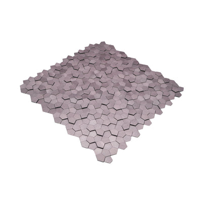 Zelfklevende mozaïektegel Pentagon 3D Roze - productfoto 3