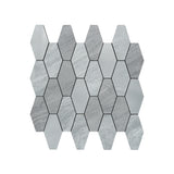 Zelfklevende Mozaïektegels Metaal Picket Zilver 30×30 cm keukenachterwand