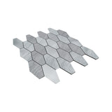 Zelfklevende Mozaïektegels Metaal | Picket Zilver | 30×30 cm | Keuken, Bad & WC