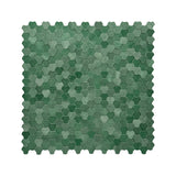 Zelfklevend Mozaïekpaneel | Driepas 3D Donkergroen | 30,5×29,6 cm | Metaal
