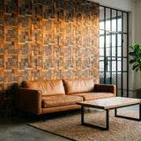 Lava Mix houten wandpaneel