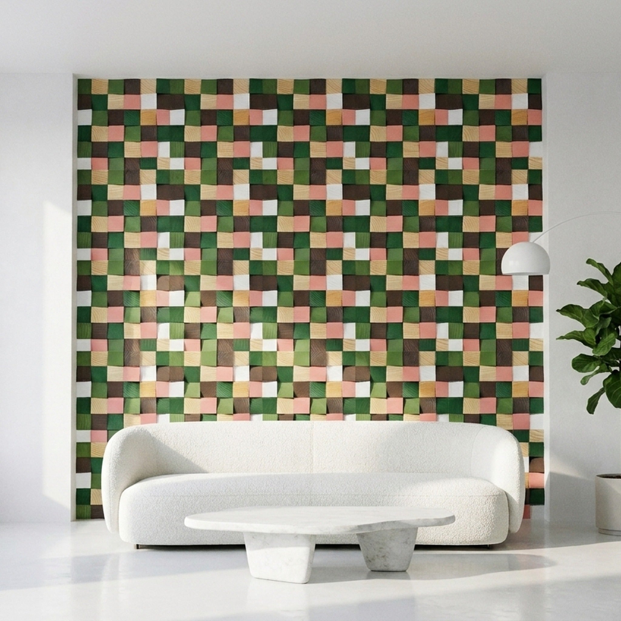 Rich Pine houten wandpaneel