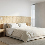 Rubberwood Compact houten wandpaneel