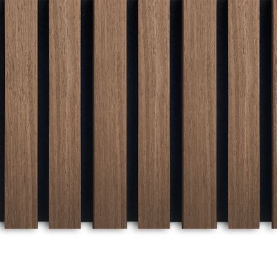 Akupanel gerookt eiken akoestisch wandpaneel 240 x 60 cm met écht houtfineer