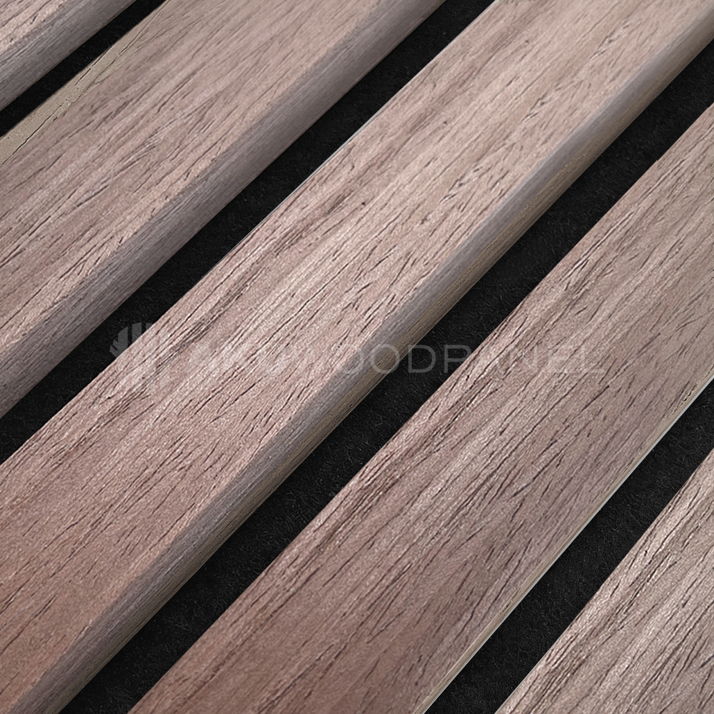 AkuPanel Rustiek Walnoot-Hout | 240cm x 60cm | 3-zijdig écht houtfineer