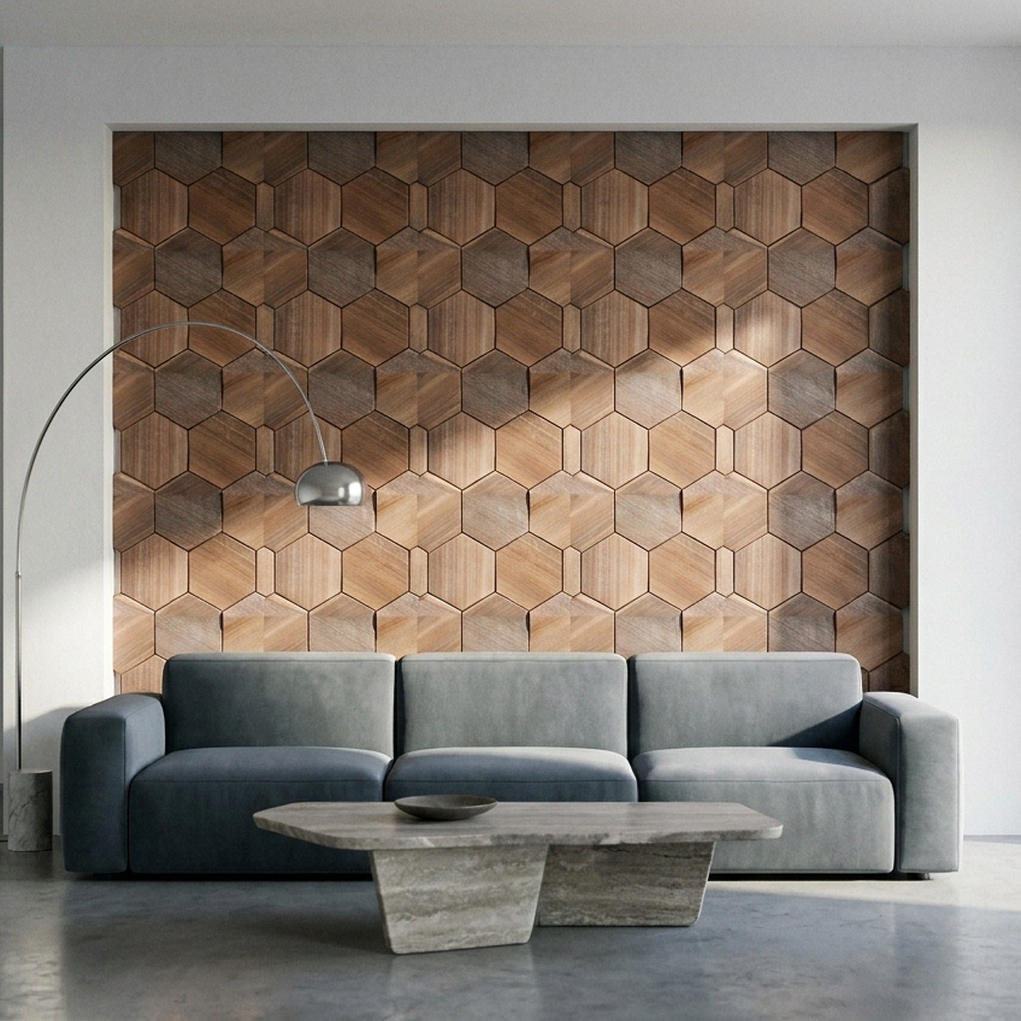 Walnoot Tropical houten wandpaneel