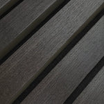 AkuPanel Zwart Eiken Hout | 240cm x 60cm | 1-zijdig écht houtfineer