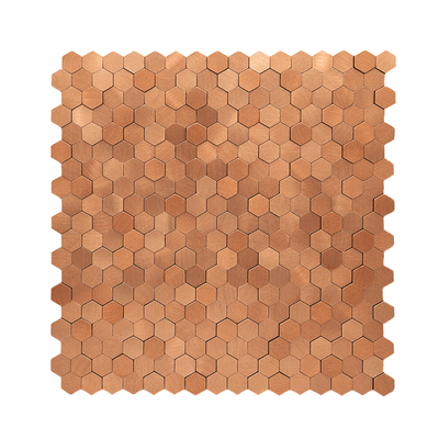 Mini Hexagon 3D Koper - productfoto glans 1