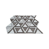 Driehoek Grijs Wit-Zilver - productfoto glans 2