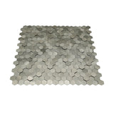 Mini Hexagon 3D Zilver - productfoto glans 2