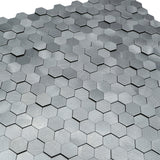 Mini Hexagon 3D Grijs - productfoto glans 4