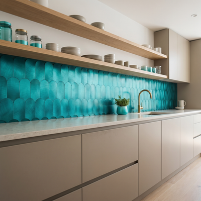 Arch Turquoise - keuken sfeerfoto