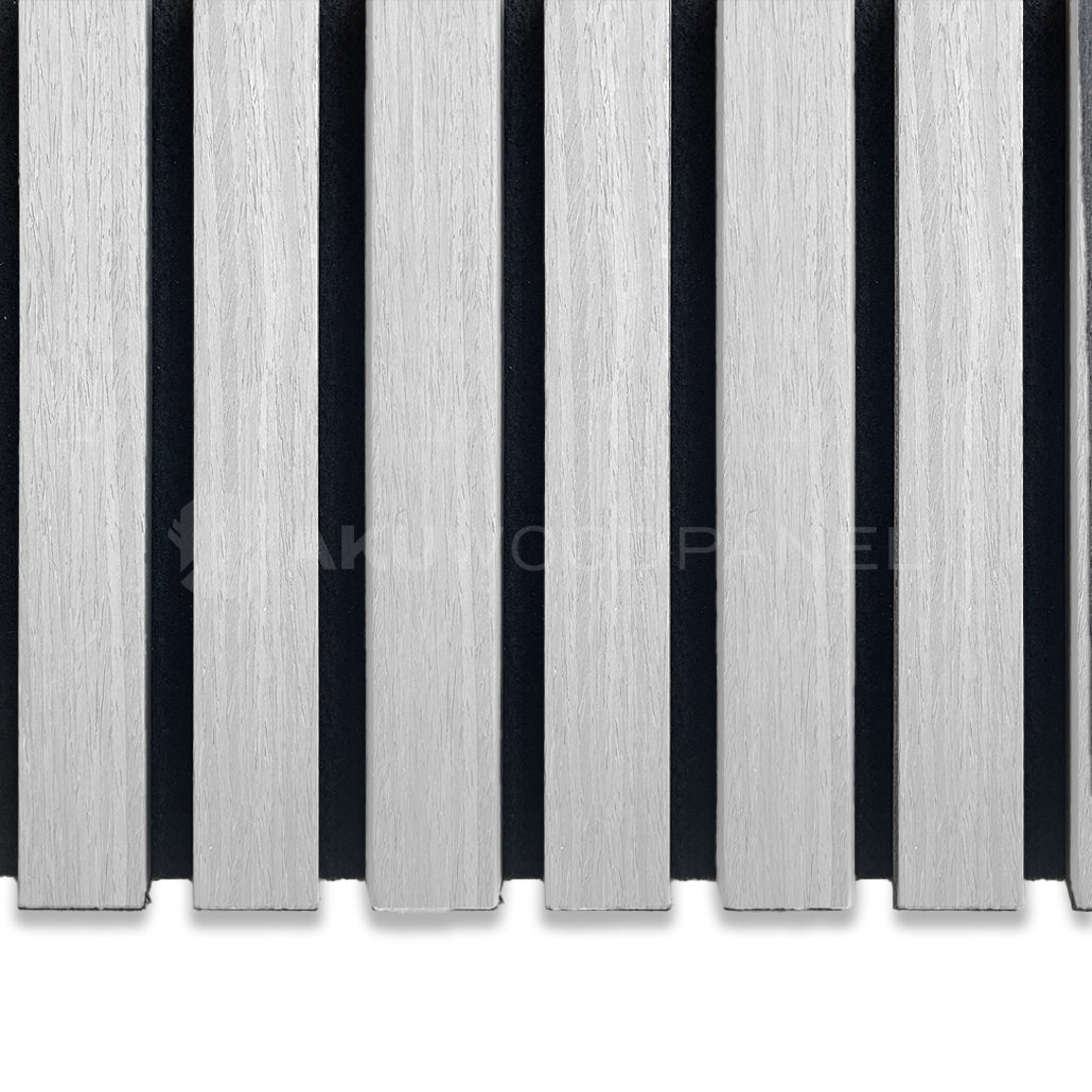 Witte Eiken Akupanel - Akoestisch paneel in de kleur wit