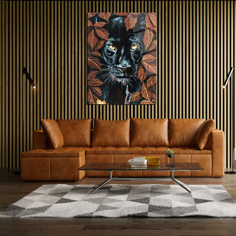 Canvas | Plexiglas Schilderij - Black Panther