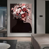 Canvas | Plexiglas Schilderij - Flower Head